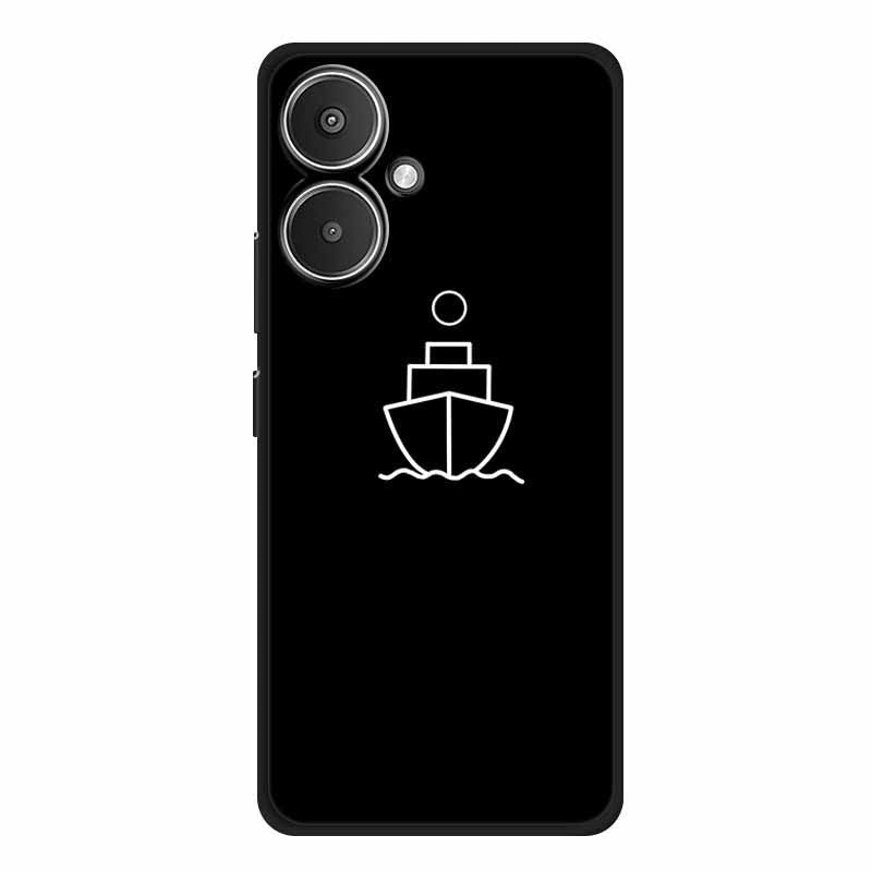 For Xiaomi Redmi 13C 5G / Redmi 13R 5G Case TPU Linear Pattern Printing Back Phone Cover For Xiaomi Redmi 13C 5G / Redmi 13R 5G Case TPU Linear Pattern Printing Back Phone Cover